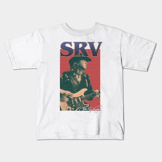 SRV The Bluesman Kids T-Shirt by gwpxstore